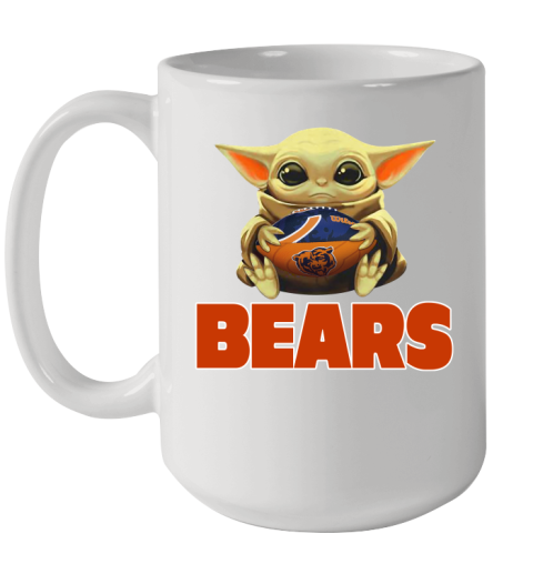 NFL Football Chicago Bears Baby Yoda Star Wars Shirt Ceramic Mug 15oz