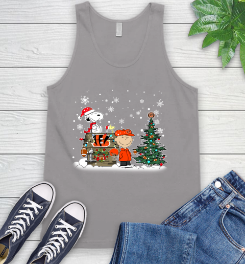 NFL Cincinnati Bengals Snoopy Charlie Brown Christmas Football Super Bowl Sports Tank Top 3