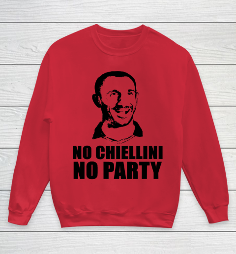 No Chiellini, No Party Italia Champion Euro Player Youth Sweatshirt 4
