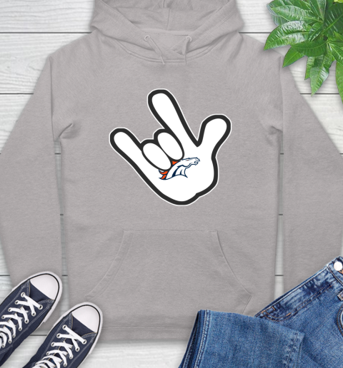 Denver Broncos NFL Football Mickey Rock Hand Disney Hoodie 12