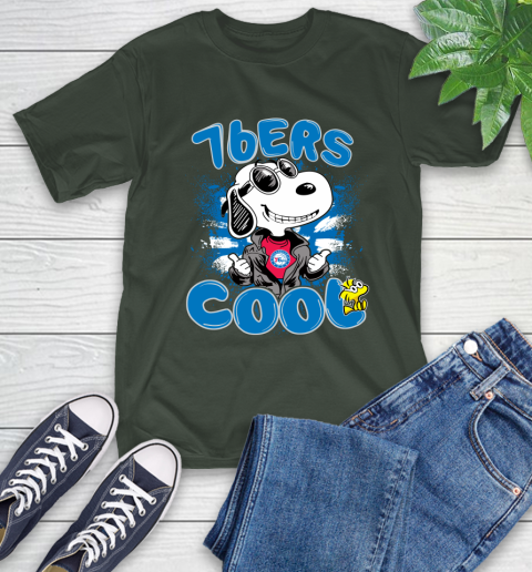 NBA Basketball Philadelphia 76ers Cool Snoopy Shirt T-Shirt 6