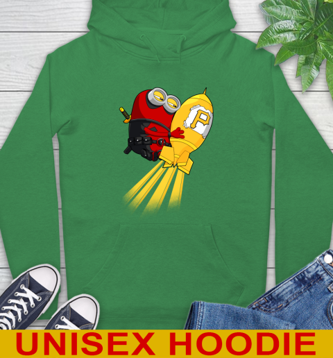 MLB Baseball Pittsburgh Pirates Deadpool Minion Marvel Shirt Hoodie 8