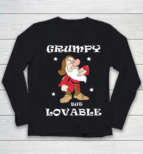 Grumpy But Lovable Christmas Dwaft Youth Long Sleeve