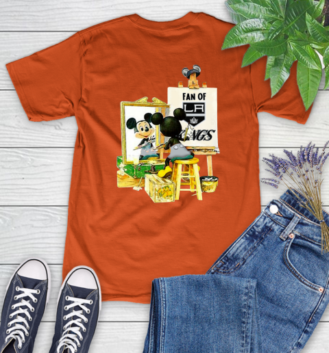 NHL Hockey Los Angeles Kings Mickey Drawing Shirt 84
