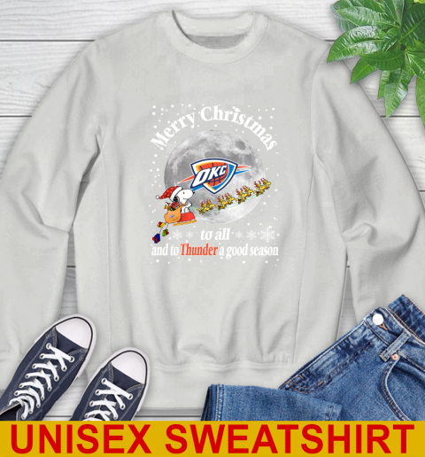 Oklahoma City Thunder Merry Christmas To All And To Thunder A Good Season NBA Basketball Sports Sweatshirt 5