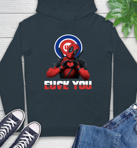 MLB Chicago Cubs Deadpool Love You Fuck You Baseball Sports Hoodie 7