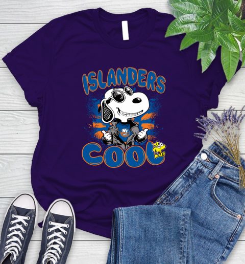 NHL Hockey New York Rangers Cool Snoopy Shirt Women's T-Shirt 4