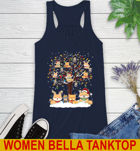 Shiba inu dog pet lover light christmas tree shirt 45