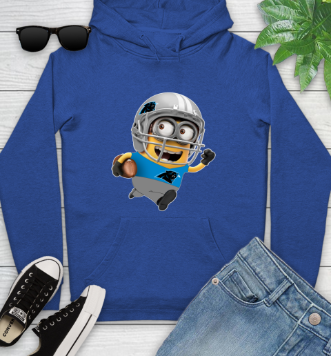 NFL Carolina Panthers Minions Disney Football Sports Youth Hoodie 9