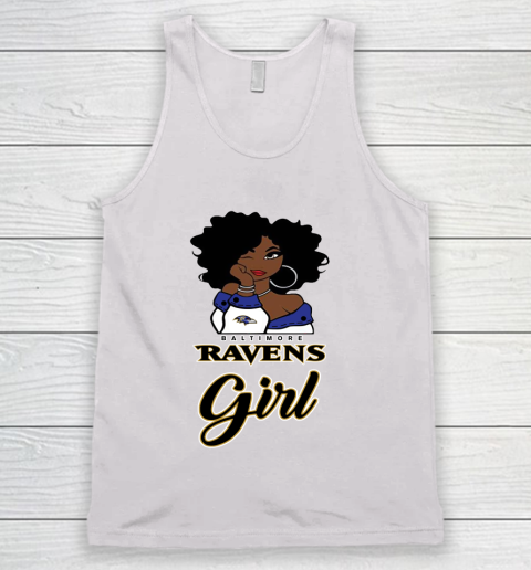 Baltimore Ravens Girl NFL Tank Top 2