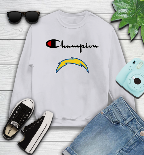 NFL Football Los Angeles Chargers Champion Shirt Youth Sweatshirt 2