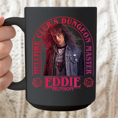 Stranger Things 4 Eddie Munson Hellfire Club Dungeon Master Ceramic Mug 15oz