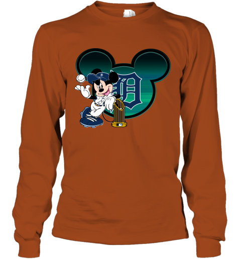 Mlb Detroit Tigers The Commissioners Trophy Mickey Mouse Shirt