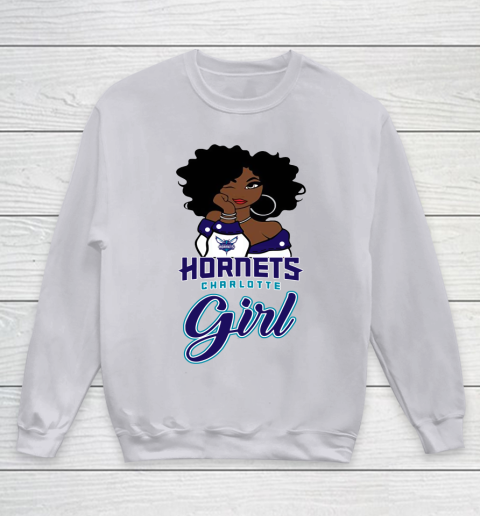 Charlotte Hornets Girl NBA Youth Sweatshirt 4
