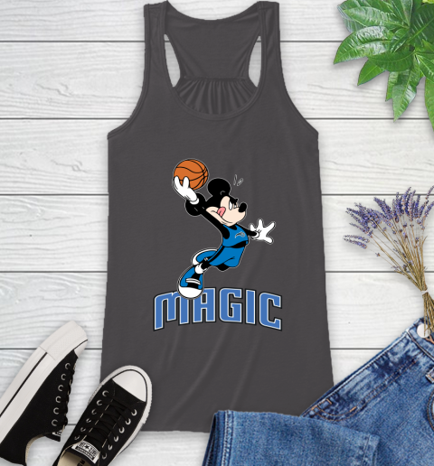 NBA Basketball Orlando Magic Cheerful Mickey Mouse Shirt Racerback Tank 12