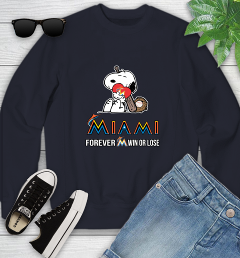 MLB The Peanuts Movie Snoopy Forever Win Or Lose Baseball Miami Marlins 117