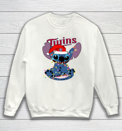 Minnesota Twins MLB noel stitch Baseball Christmas Sweatshirt