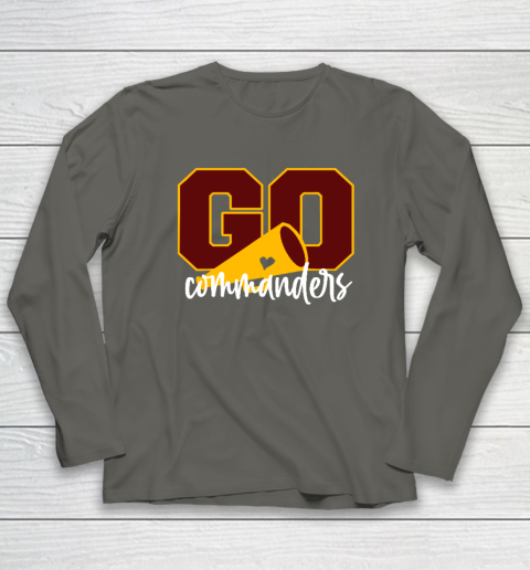 Go Cheer Commanders Long Sleeve T-Shirt 4