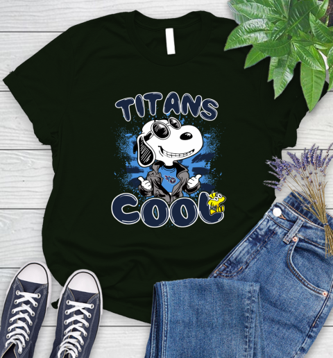 NFL Football Tennessee Titans Cool Snoopy Shirt Women's T-Shirt 5