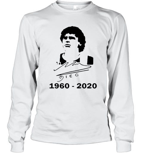 RIP Diego Maradona 1960 2020 Legend Long Sleeve T-Shirt