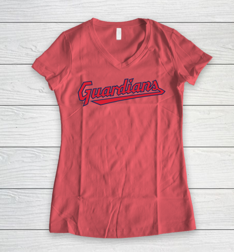 Cleveland Guardians t shirt Women's V-Neck T-Shirt 6