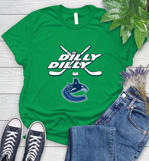 NHL Vancouver Canucks Dilly Dilly Hockey Sports Women's T-Shirt 6