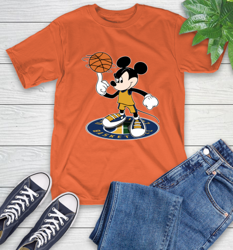 NBA Basketball Utah Jazz Cheerful Mickey Disney Shirt T-Shirt 5