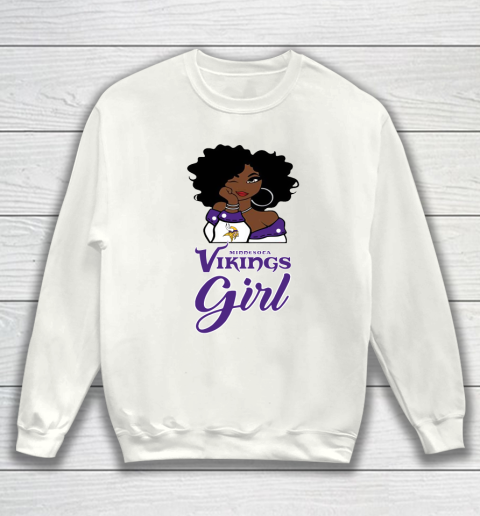 Minnesota Vikings Girl NFL Sweatshirt 2