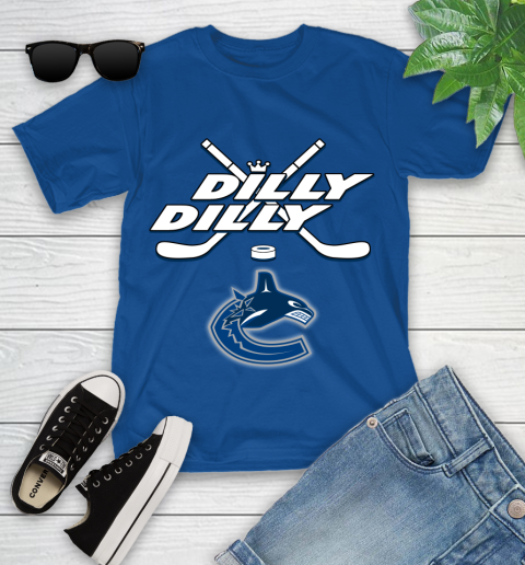 NHL Vancouver Canucks Dilly Dilly Hockey Sports Youth T-Shirt 9