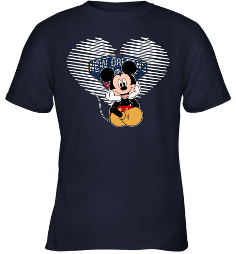 NBA Basketball New Orleans Pelicans Cheerful Mickey Mouse Shirt