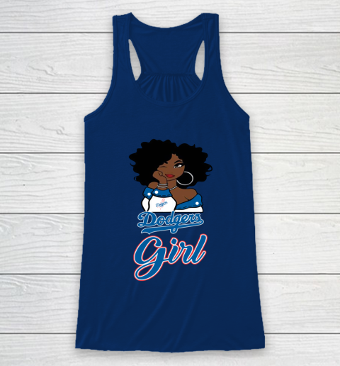 Los Angeles Dodgerss Girl MLB Racerback Tank 7