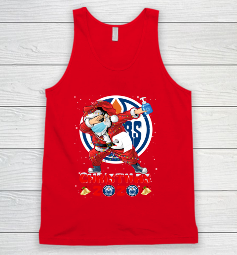 Edmonton Oilers Funny Santa Claus Dabbing Christmas 2020 NHL Tank Top 5