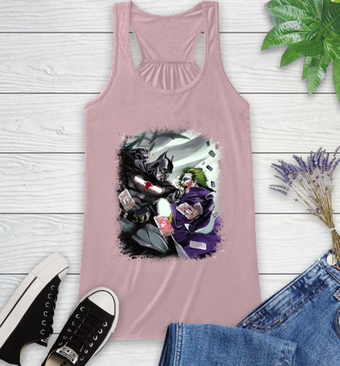 Chicago Bulls MLB Basketball Batman Fighting Joker DC Comics Racerback Tank 11