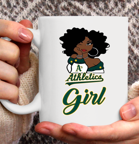 Oakland Athleticss Girl MLB Ceramic Mug 11oz 4