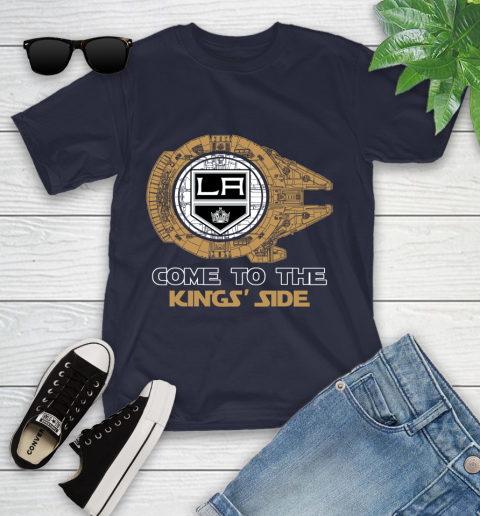 NHL Come To The Los Angeles Kings Wars Hockey Sports Youth T-Shirt 2