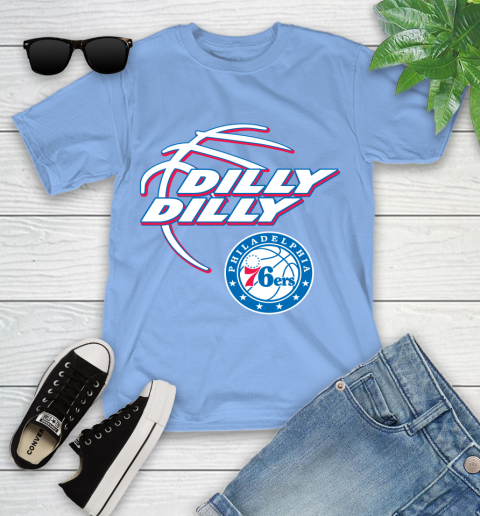 NBA Philadelphia 76ers Dilly Dilly Basketball Sports Youth T-Shirt 23