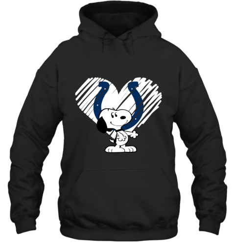 I Love Snoopy Indianapolis Colts In My Heart NFL Hoodie