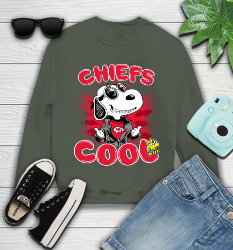 NFL Football Kansas City Chiefs Cool Snoopy Shirt Youth Sweatshirt 8 NFL Football Kansas City Chiefs Cool Snoopy Shirt Youth Sweatshirt - Image 8