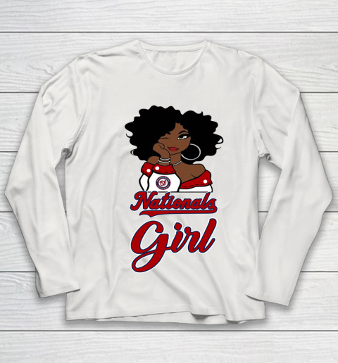 Washington Nationalss Girl MLB Youth Long Sleeve 11