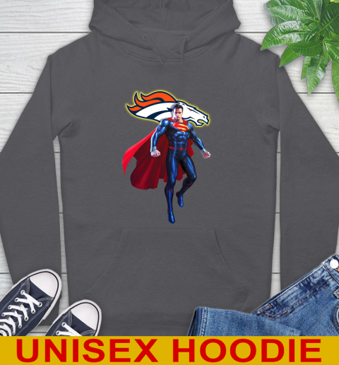 NFL Superman DC Sports Football Denver Broncos Hoodie 7