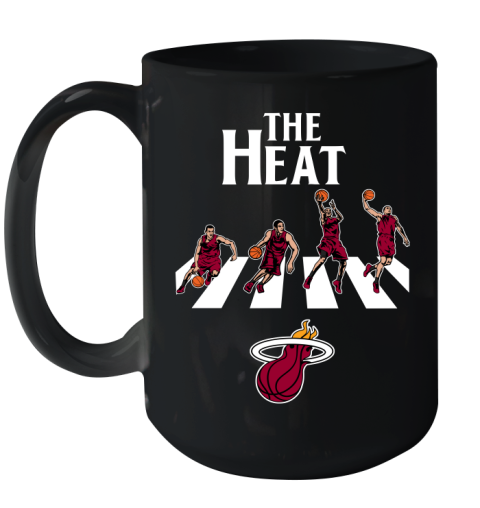 NBA Basketball Miami Heat The Beatles Rock Band Shirt Ceramic Mug 15oz