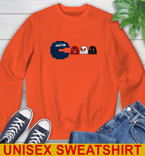 Seattle Seahawks NFL Football Pac Man Champion Sweatshirt 4