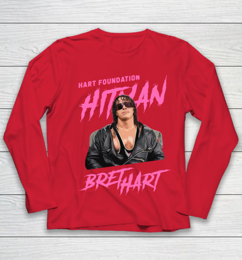 Bret Hart The Hitman Hart Foundation Youth Long Sleeve 8