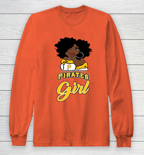 Pittsburgh Piratess Girl MLB Long Sleeve T-Shirt 5