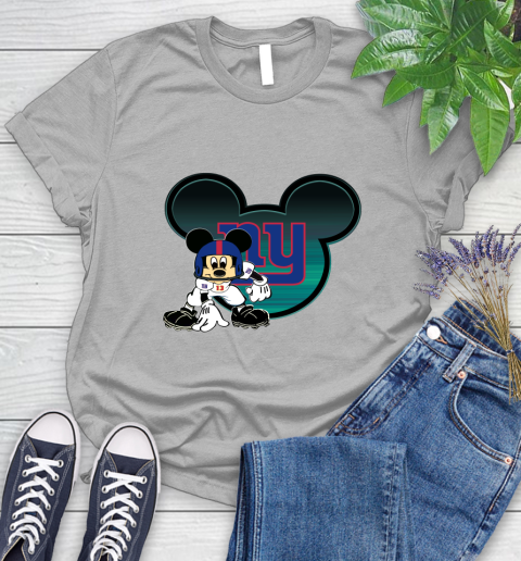 NFL New York Giants Mickey Mouse Disney Football T Shirt Women's T-Shirt 5
