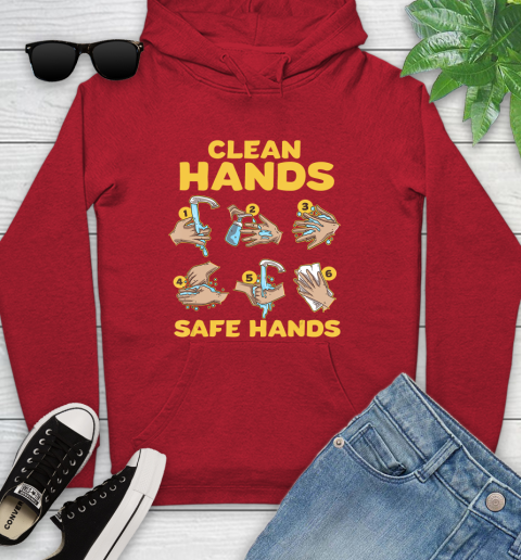 Nurse Shirt Washing Clean Hands Safe Hand Hygiene Wash Save T Shirt Youth Hoodie 10