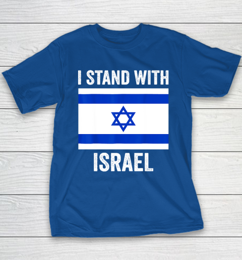 I Stand With Israel  Free Israel Youth T-Shirt 6