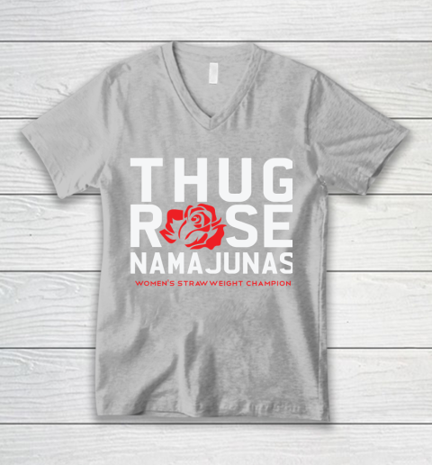 Thug Rose Namajunas Classic V-Neck T-Shirt 3