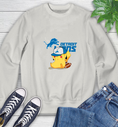 NFL Pikachu Football Sports Detroit Lions Sweatshirt 12