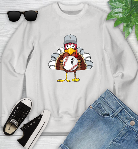 Chicago White Sox Turkey thanksgiving Youth Sweatshirt